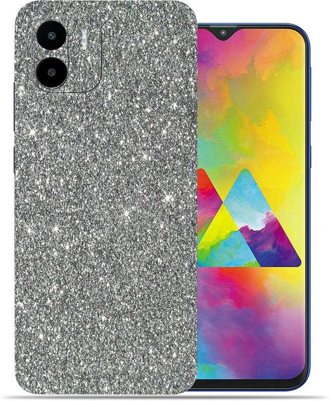 Skinex Mi A1 Mobile Skin  (Silver color Mobile Skin With camera protector (Back + Camera + Side))