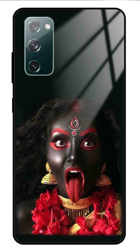 NDCOM Back Cover for Samsung Galaxy S20 FE Maa Kali Printed Glass Case  (Multicolor, Grip Case)