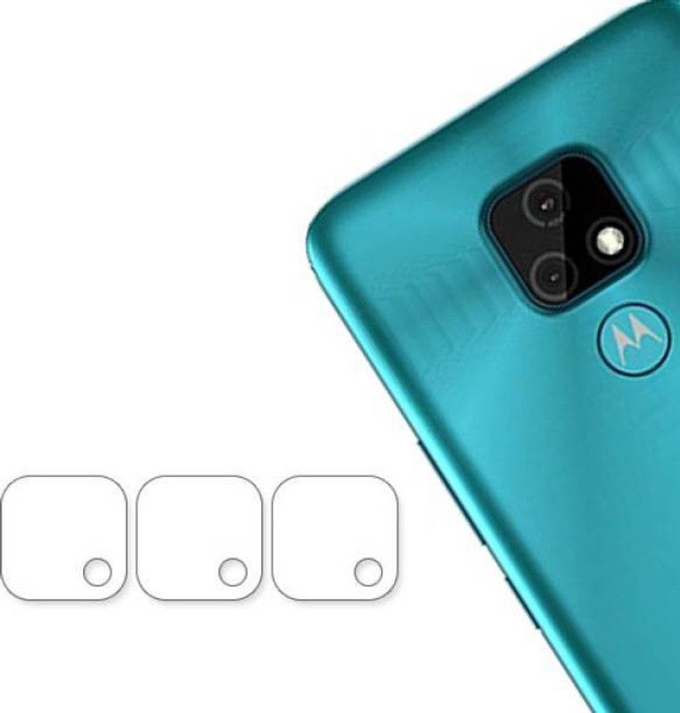 lazzyInHub Back Camera Lens Glass Protector for Motorola Moto E7  (Pack of: 3)