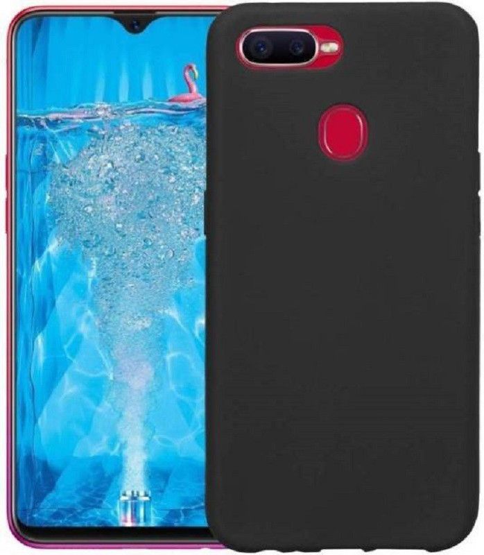Mobtech Back Cover for Realme 2, Oppo A5  (Black, Grip Case, Pack of: 1)