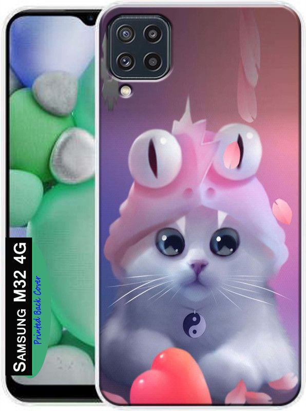 KENTAROELENE Back Cover for Samsung Galaxy M32 4G, Samsung M278  (Multicolor, Dual Protection, Silicon, Pack of: 1)