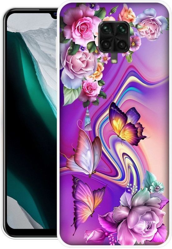 PINKZAP Back Cover for Poco M2 Pro  (Multicolor, Grip Case, Silicon, Pack of: 1)