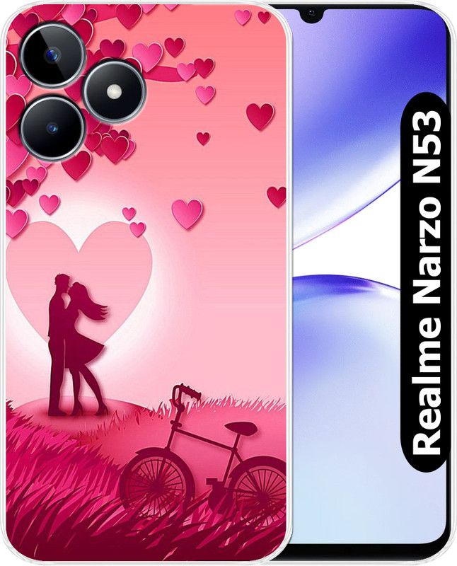 Cooldone Back Cover for Realme Narzo N53, Realme N53  (Multicolor, Dual Protection, Silicon, Pack of: 1)