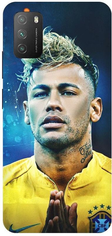 URCHIN Back Cover for Poco M3 Neymar, Neymar10, FCB, mEssie, footballer,sports  (Multicolor, Shock Proof, Pack of: 1)