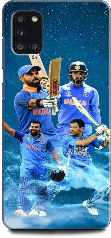Afterglow Back Cover for SAMSUNG Galaxy A31 VIRAT KHOLI, SPORTS, CRICKET, MS DHONI, HITMAN, KL RAHUL  (Multicolor, Shock Proof, Pack of: 1)