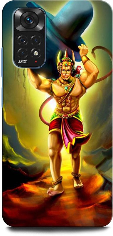 INTELLIZE Back Cover for Redmi Note 11 HANUMAN JI , LORD HANUMAN, GOD, BAJRANGBALI  (Multicolor, Hard Case, Pack of: 1)