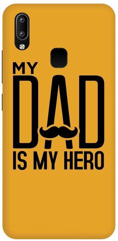 URCHIN Back Cover for Vivo Y93 my dad is my hero, MY Dad, I love My Dad, Mom And Dad, mom dad, Love, Parents  (Multicolor, Shock Proof, Pack of: 1)