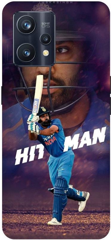 THE NARAYANA COLLECTIONS Back Cover for REALME 9 PRO PLUS- RMX3392-ROHIT,SHARMNA,HITMAN,IPL,MUMBAI  (Multicolor, Hard Case, Pack of: 1)