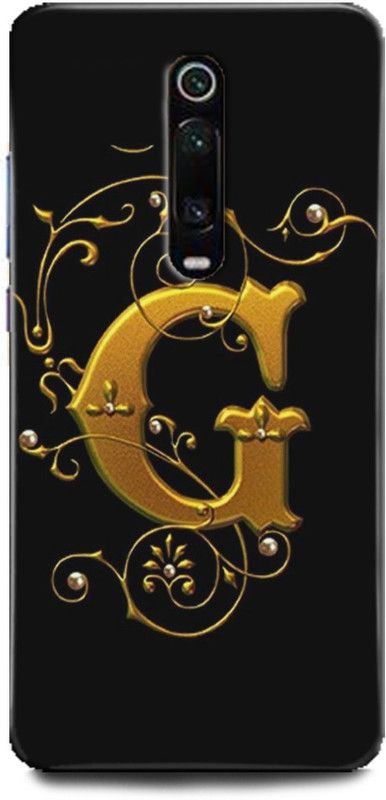 INTELLIZE Back Cover for Redmi K20/MZB7755IN G letter,Printed  (Multicolor, Shock Proof, Pack of: 1)