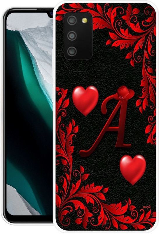 NEVYZAP Back Cover for Samsung Galaxy M02s, Samsung Galaxy F02s, Samsung Galaxy A02s,  (Black, Red, Grip Case, Silicon, Pack of: 1)