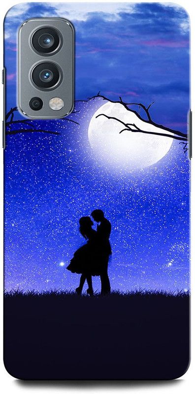 ORBIQE Back Cover for OnePlus Nord 2 5G GIRL BOY LOVE, ANIME, SWEET COUPLE, TOGETHER, COUPLE HUG  (Multicolor, Hard Case)