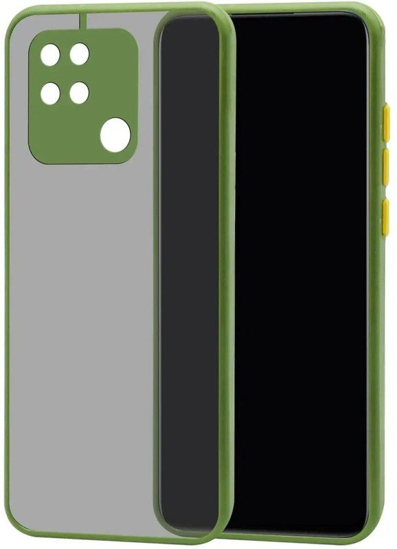 Gorilion Back Cover for Mi Redmi 10  (Green, Camera Bump Protector, Pack of: 1)