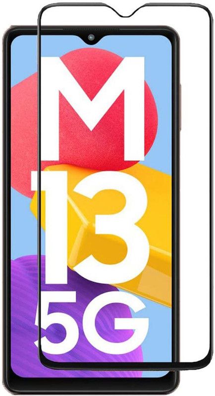 stylist sky Edge To Edge Tempered Glass for Samsung M13 5G  (Pack of 1)