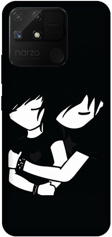 itrusto Back Cover for realme Narzo 50A , realme Narzo 50A Couples BACK COVER  (Multicolor, Pack of: 1)