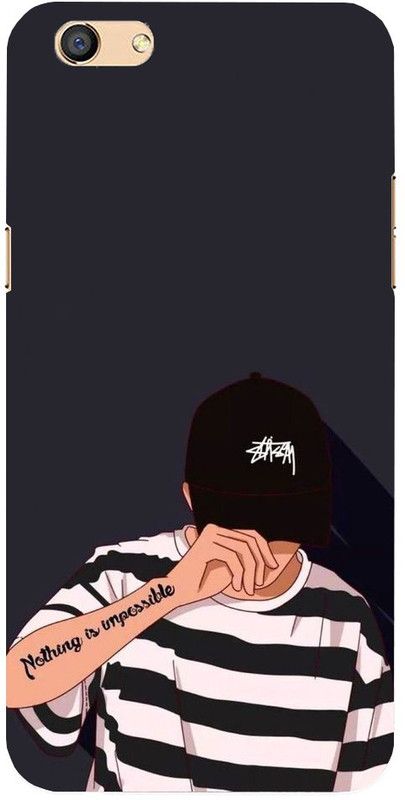 NDCOM Back Cover for OPPO F1s Positive Attitude Boy Printed  (Multicolor, Hard Case, Pack of: 1)
