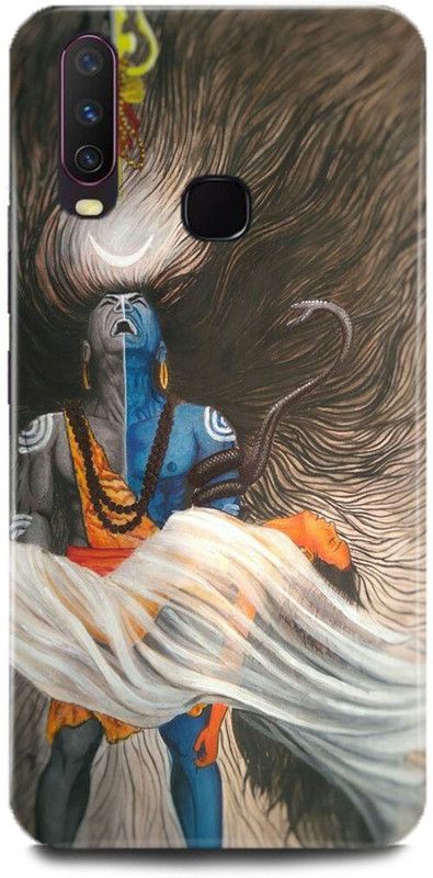 play fast Back Cover for Vivo Y17/1902 ANGRY SHIV, SHIV JI, MAHADEV, JAI PARSHUNATH, LORD SHIVA  (Multicolor, Hard Case, Pack of: 1)