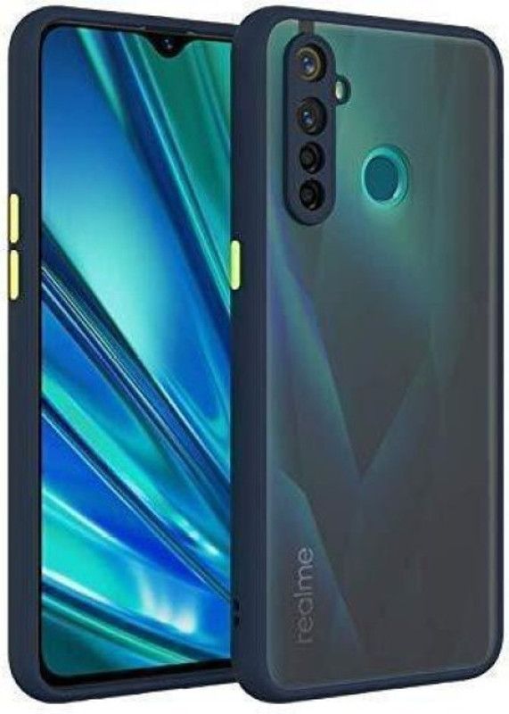 ALONZO Front & Back Case for Realme 5s  (Blue, Camera Bump Protector, Pack of: 1)