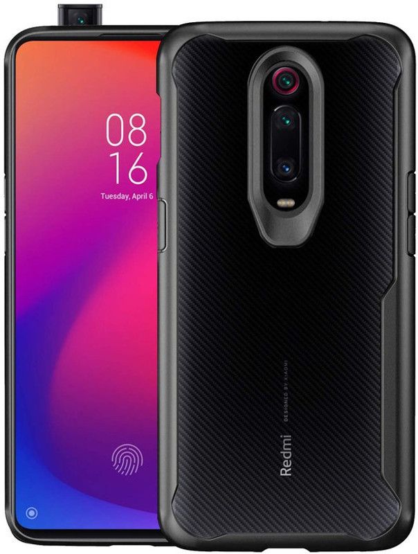 Rakulo Back Cover for Redmi k30  (Black, Dual Protection, Silicon, Pack of: 1)