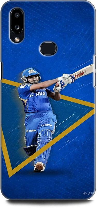 Afterglow Back Cover for SAMSUNG Galaxy A10s ROHIT SHARMA, BCCI,CRICKETER, INDIAN KHILADI, IPL, MI, T20  (Multicolor, Shock Proof, Pack of: 1)