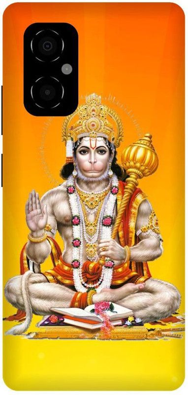 play fast Back Cover for POCO M4 5G, MZB0BRWIN, HANUMAN, JI, MARUTI, BAJRANG, BALI, BALAJI, JAI SHREE RAM  (Yellow, Hard Case, Pack of: 1)