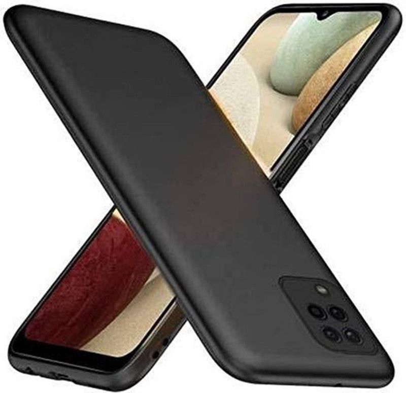 BRENZZ Back Cover for Samsung Galaxy A12, Samsung Galaxy M12  (Black, Grip Case, Pack of: 1)