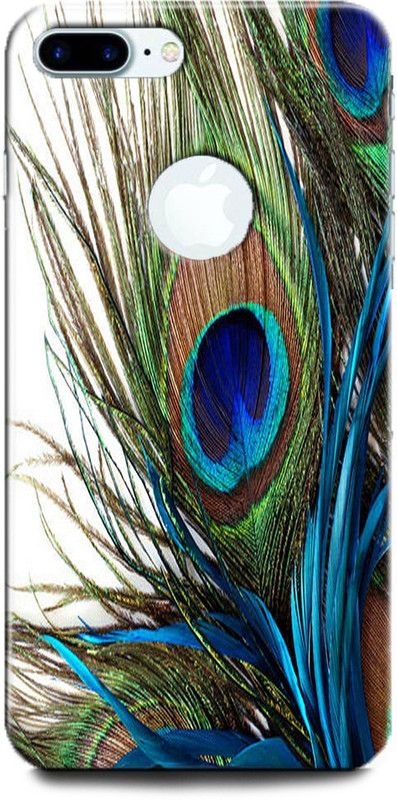 INDICRAFT Back Cover for Apple iPhone 8 Plus MOR PANKH, PEACOCK, FEATHER  (Multicolor, Hard Case, Pack of: 1)