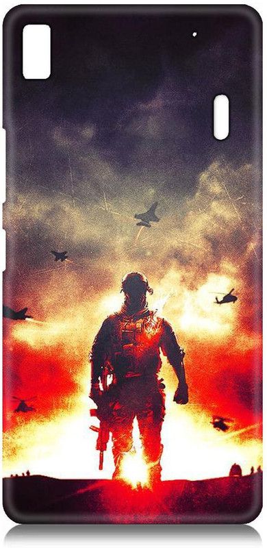 Smutty Back Cover for Lenovo A7000, Lenovo A7000 Turbo - Soldier Print  (Multicolor, Hard Case, Pack of: 1)