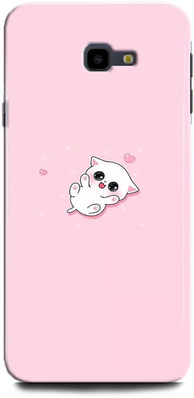 WallCraft Back Cover for SAMSUNG Galaxy J4 Plus LOVE, KITTY, COUPLE, EMOJII, CUTE CAT, TENOR, CARTONE  (Multicolor, Dual Protection, Pack of: 1)