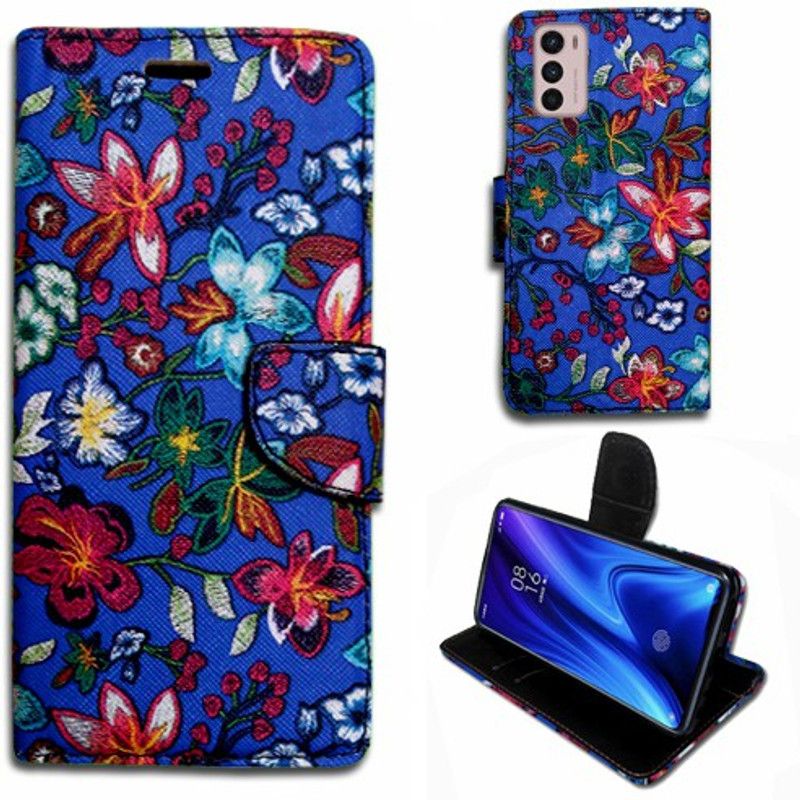 Realgo Flip Cover for Motorola Moto G42  (Blue, Pack of: 1)