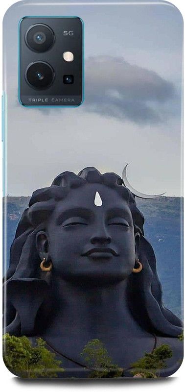 play fast Back Cover for OPPO A96, CPH2333 ADIYOGI, SHIVA, STATUE, SHIV, JI, MAHADEV, MAHAKAL  (Grey, Hard Case, Pack of: 1)