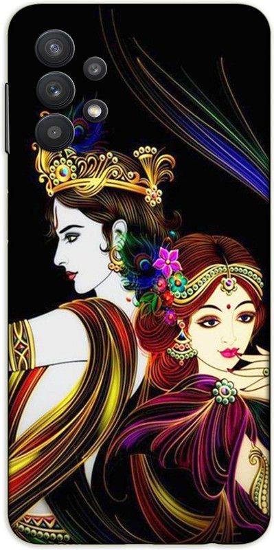 iprinto Back Cover for Samsung Galaxy A32, Samsung Galaxy A32 4G Radha Krishna Lord Krishna Kanha Back Cover  (Black, Hard Case, Pack of: 1)