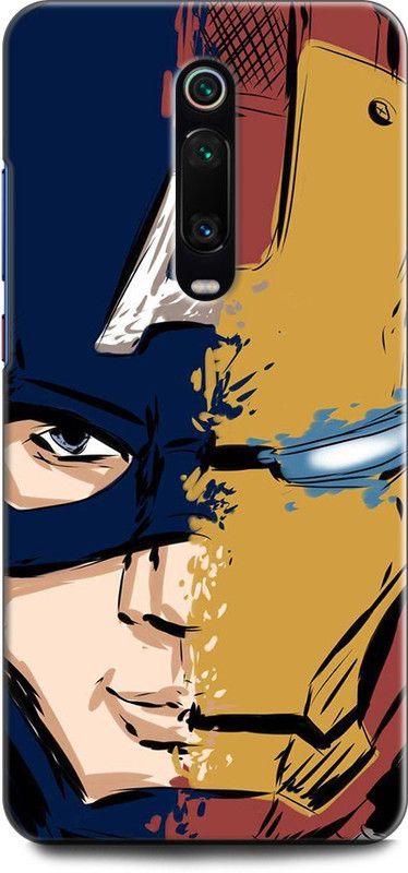 Wall Art Back Cover for Redmi K20 Pro IRON MAN, SUPERHERO, AVENGERS, TONY STARK, MARVAL, COMIC  (Multicolor, Dual Protection, Pack of: 1)