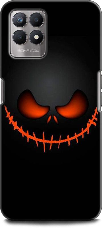 Dronk Back Cover for Realme 8i, RMX3151 DAB, SKELETON, BLACK, WHITE, ABSTRACT ART  (Multicolor, Dual Protection, Pack of: 1)