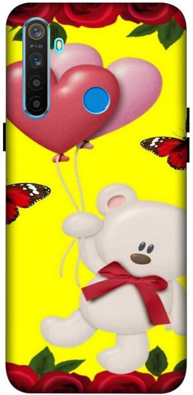 LUCKY MOBI.COM Back Cover for REALME NARZO 10 ( TEDDY DAY, CARTOONS) PRINTED BACK COVER  (Multicolor, Waterproof, Pack of: 1)