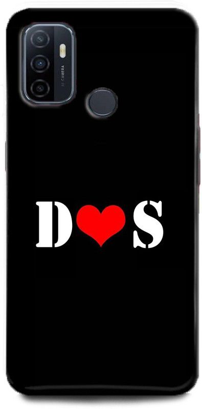 Afterglow Back Cover for Oppo A33 D S, D LOVES S, NAME, LETTER, ALPHABET, DS LOVE, HART  (Multicolor, Shock Proof, Pack of: 1)