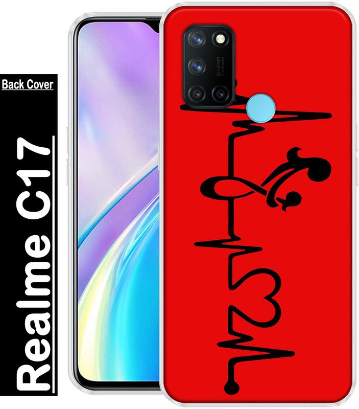 REALKING Back Cover for Realme C17  (Multicolor, Grip Case, Silicon, Pack of: 1)