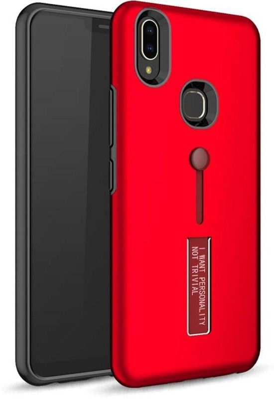 Aspir Back Cover for Vivo V11 Pro  (Red, Grip Case, Pack of: 1)