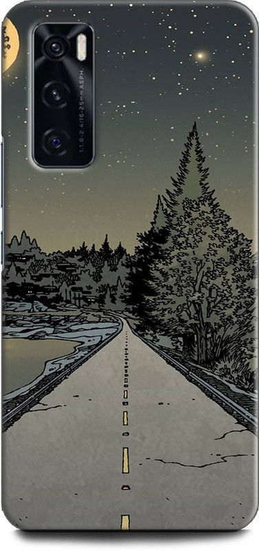 Afterglow Back Cover for Vivo V20 SE LOVECRAFT ROAD, COMICS, GABRIEL, HILL, HORROR, RODRIGUEZ,  (Multicolor, Shock Proof, Pack of: 1)