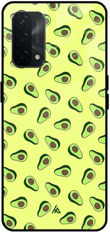 Hocopoco Back Cover for Oppo A74  (Green, Grip Case, Silicon, Pack of: 1)