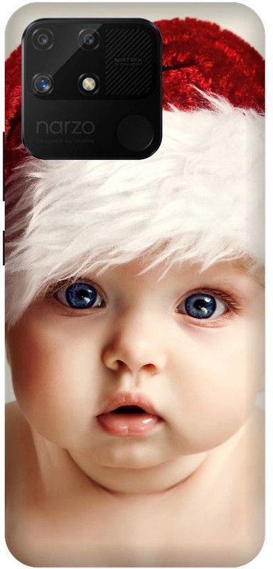 UMPRINT Back Cover for Realme Narzo 50A,RMX3430 Cute Baby Smily Baby Printed Back Cover  (Multicolor, Shock Proof, Pack of: 1)