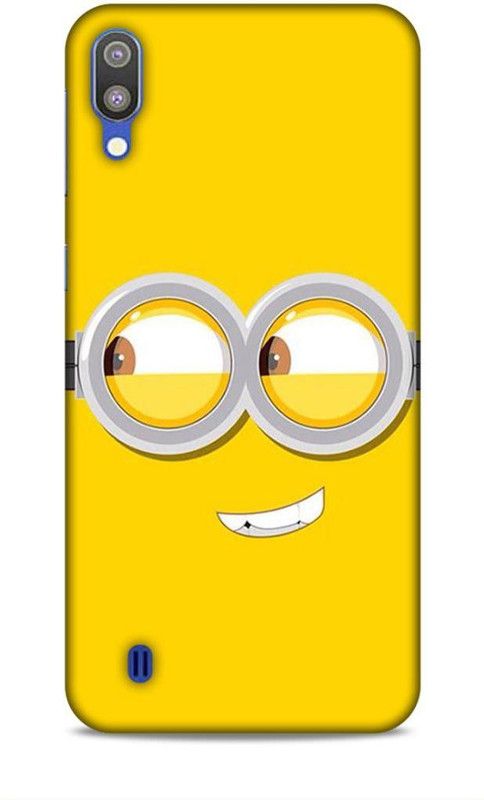Keviv Back Cover for Samsung Galaxy M10  (Yellow, White, Hard Case)