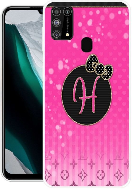 NEVYZAP Back Cover for Samsung Galaxy M31 Prime  (Black, Pink, Grip Case, Silicon, Pack of: 1)