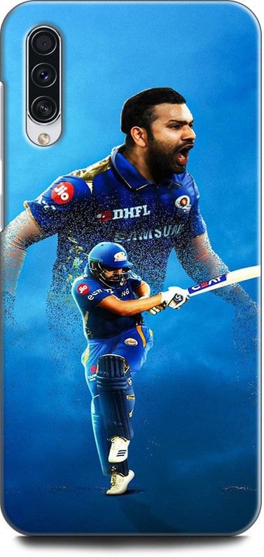 Afterglow Back Cover for SAMSUNG Galaxy A70s ROHIT SHARMA, BCCI,CRICKETER, INDIAN KHILADI, IPL, MI, T20  (Multicolor, Shock Proof, Pack of: 1)