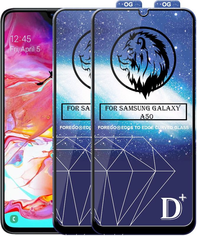 Forego Edge To Edge Tempered Glass for SAMSUNG Galaxy A50  (Pack of 1)