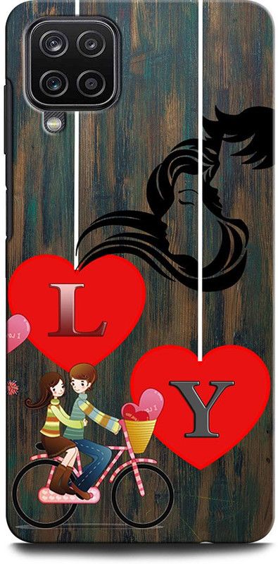 ORBIQE Back Cover for SAMSUNG Galaxy M12 LY, L LOVE Y, Y LOVE L, L LETTER, Y LETTER, LY NAME  (Multicolor, Hard Case, Pack of: 1)