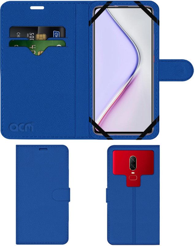 ACM Flip Cover for Xiaomi Redmi K30 Pro Zoom  (Blue, Cases with Holder, Pack of: 1)