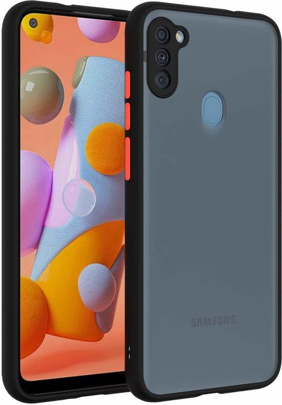 ASMANTIC Back Cover for Samung Galaxy M21 21  (Black, Pack of: 1)