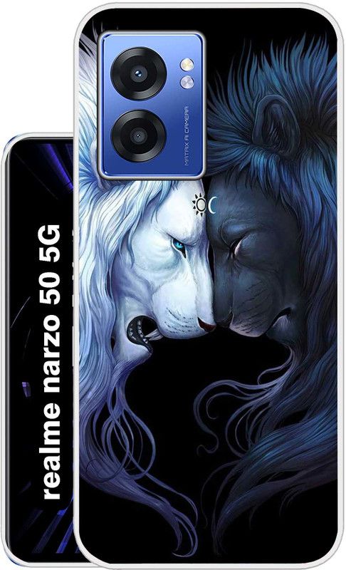 Flipkart SmartBuy Back Cover for realme narzo 50 5G  (Multicolor, Dual Protection, Silicon, Pack of: 1)