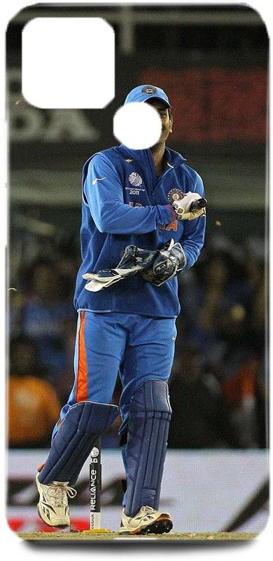 MP ARIES MOBILE COVER Back Cover for realme Narzo 30A,MS,Dhoni,Ms,Dhoni,7,Mahendra,Singh,Dhoni,India,Cricket,India,player,  (Multicolor, Shock Proof, Pack of: 1)