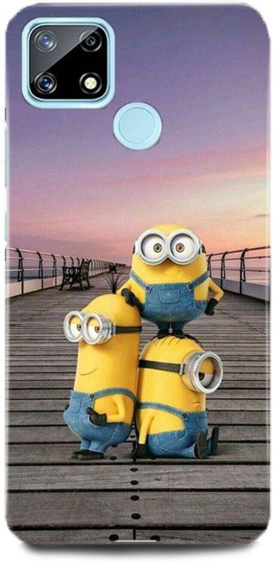 MP ARIES MOBILE COVER Back Cover for Realme C12, RMX2189,Minions,Cartoon,Cartoons,Emoji,funny,Funny,emoji,Funny,minions,comic,  (Multicolor, Hard Case, Pack of: 1)